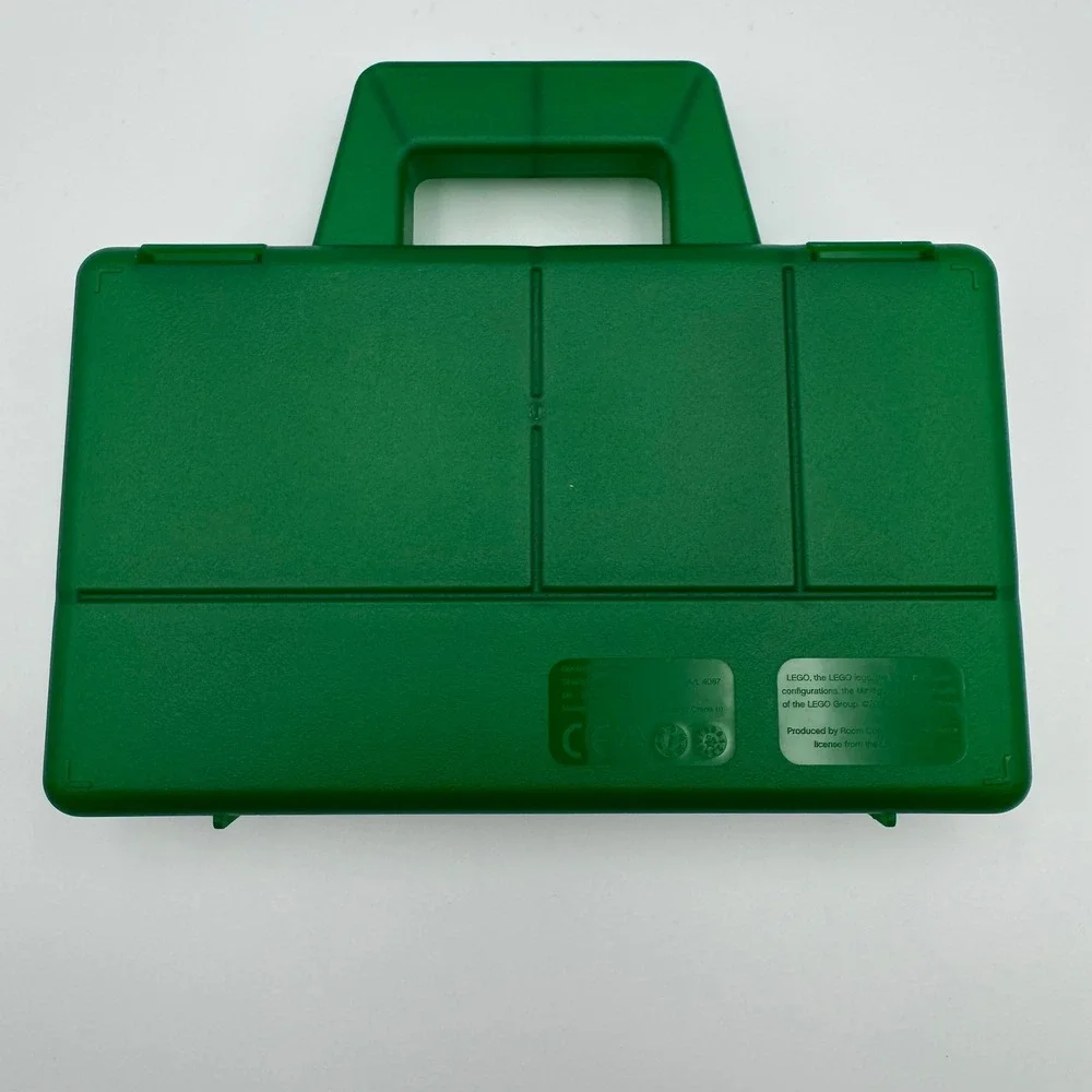 LEGO Sorting Case To Go Kids Green Portable Storage Box 4087‎